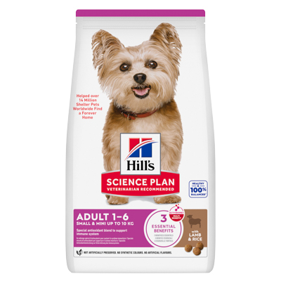 Hill's Science Plan Small & Mini Adult Dog Food with Lamb & Rice