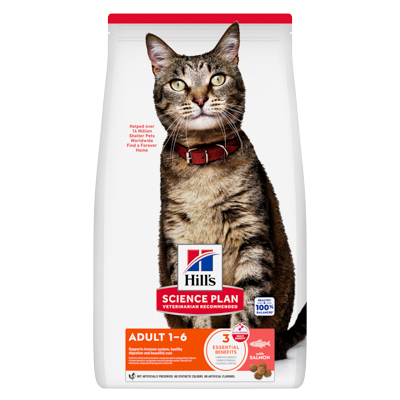 Hill's Science Plan Adult Cat Food with Salmon, 3kg